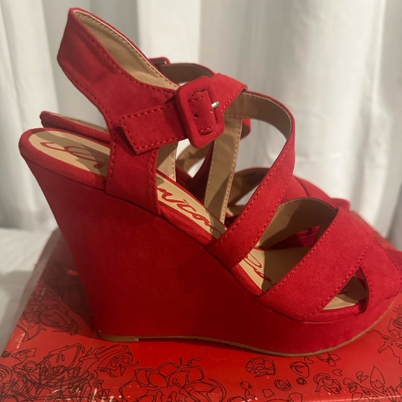 American Rag | Shoes | Used American Rag Platform Wedge Dress Sandals ...